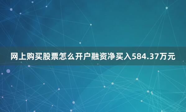 网上购买股票怎么开户融资净买入584.37万元