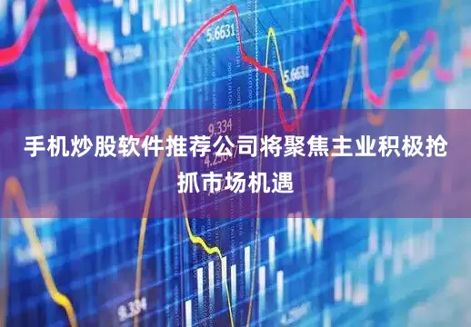 手机炒股软件推荐公司将聚焦主业积极抢抓市场机遇