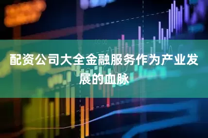配资公司大全金融服务作为产业发展的血脉